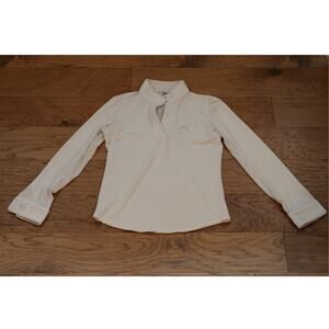 RJ Classics Equestrian Show Shirt - White - Size Youth M